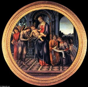 Virgin And Child With Angels — Filippino Lippi