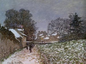 Schnee Bei Argenteuil — Claude Monet