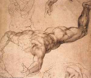 Sistine Chapel-male Figure — Michelangelo Buonarroti