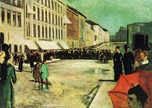 Die Militärbande auf der Karl-Johan-Straße
