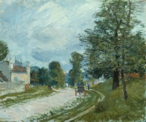 Ein Wegweiser — Alfred Sisley