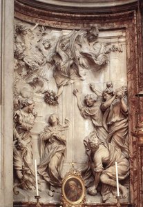 Stoning Of St Emerenziana — Ercole Ferrata