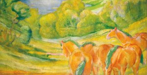 Paisaje Grande I — Franz Marc