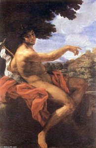 St John The Baptist — Detto Baciccio Giovanni Battista Gaulli