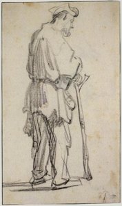 Le Beggar Tourné à Droite