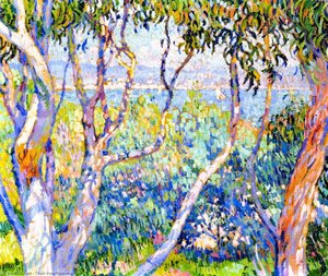 Eucalyptus, At Saint-tropez — Theo Van Rysselberghe
