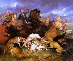 The Hunting Of Chevy Chase — Sir Edwin Henry Landseer