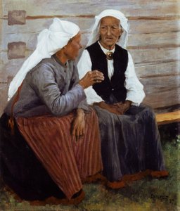 Old Women At Ruokolahti — Albert Edelfelt