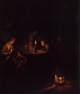 La Scuola Notturna — Gerrit Dou
