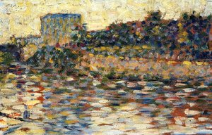 Courbevoie, Paysage avec Tour