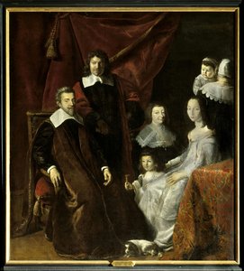 Portrait De La Famille Habert De Montmor — Philippe De Champaigne