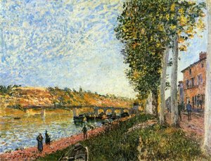 Sonnenaufgang In Saint-mammes — Alfred Sisley