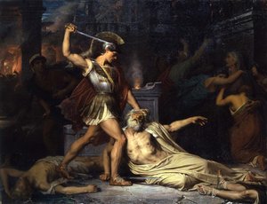The Death Of Priam — Jules Joseph Lefebvre
