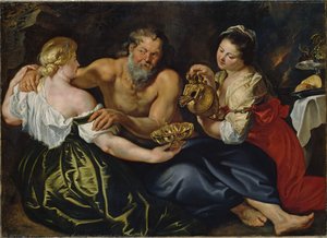 Lot And His Daughters — Peter Paul Rubens