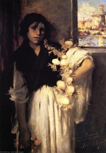 Vânzătoarea De Ceapă Din Veneția — John Singer Sargent
