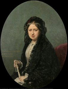 María Encarnación Cueto De Saavedra, Duchess Of Rivas — Federico De Madrazo Y Kuntz