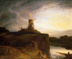 The Mill (after Rembrandt Van Rijn) — John Crome
