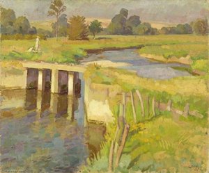 The River Ebble, Wiltshire — Henry Lamb