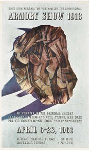 Poster Para La Exposición 50 Aniversario Del Famoso Salón Internacional De Armería 1913 — Marcel Duchamp