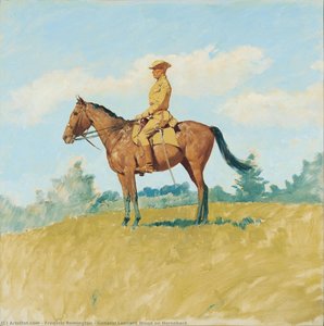 Il Generale Leonard Wood A Cavallo — Frederic Remington