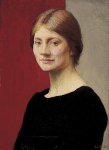 A Girl In Black — Sir George Clausen
