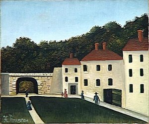 Promeneurs Dans Un Parc — Henri Julien Félix Rousseau (le Douanier)