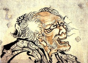 Yaşlı Adam Başı — Hokusai