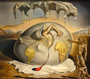 A Geopolítica Infantil Observando O Nascimento Do Novo Homem — Salvador Dalí