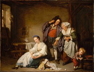 Broken Eggs — Jean-baptiste Greuze