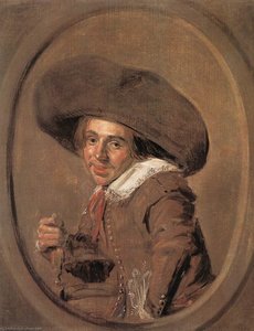 Un Joven Con Un Sombrero Grande — Frans Hals I
