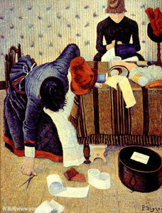 The Milliner — Paul Signac