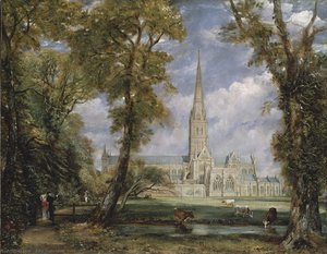 Salisbury Cathedral Dal Giardino Vescovile — John Constable