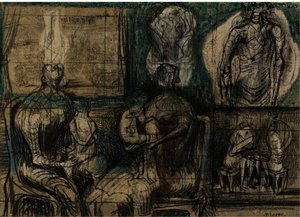 Mother And Child (studies) — Henry Moore