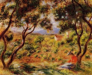 Los Viñedos De Cagnes — Pierre-auguste Renoir