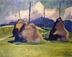Haystacks — Franz Marc