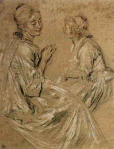Zwei Frauen — Jean-antoine Watteau