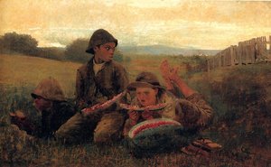 I Ragazzi Con Angurie — Winslow Homer