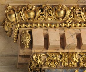 Gilt Metal Decoratins From The General Cornice, Chapel Of St. John The Baptist — Francesco Giordani