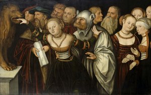 Die Fabel Vom Wahrheitsmund — Lucas Cranach Der Ältere