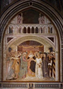 The Betrothal Of The Virgin — Lippo Vanni