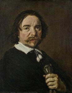Portrait Of An Elderly Dark-haired Man — Frans Hals I