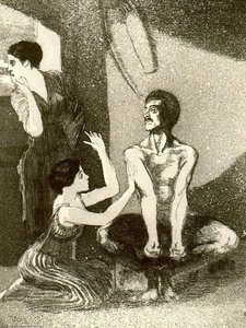 Girls And Hunter — Max Klinger