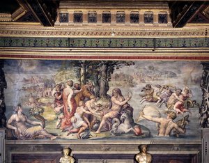 Primeros Frutos Ofrecidos A Saturno — Giorgio Vasari
