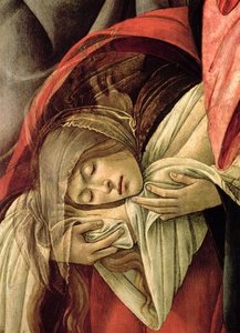 Żałobna Madona Z Jezusem Śmiertelnym — Sandro Botticelli