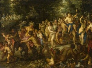 A Bacchic Procession — Hendrick Van Balen I