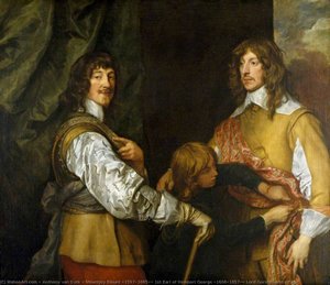 Mountjoy Blount (1597–1665), 1. Earl Of Newport, George (1608–1657), Lord Goring Und Ein Page — Sir Anthony Van Dyck