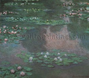 Water Lilies I, Oil On Canvas, Museum Of Fine Ar — Claude Monet