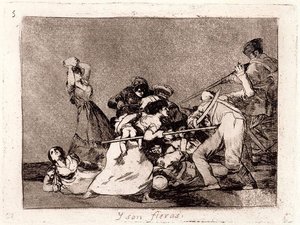 Y Son Fieras — Francisco José De Goya Y Lucientes
