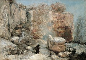 Effetto Neve In Una Cavezza — Gustave Courbet
