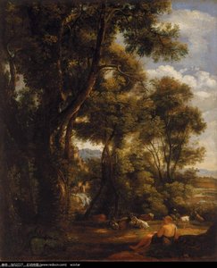 Paesaggio Con Pastore E Capre — John Constable